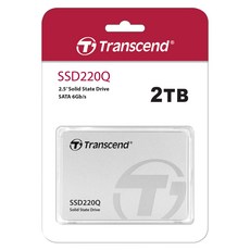 [트랜센드코리아] Transcned SSD220Q 2TB 3D QLC 2.5인치
