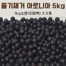 올해 수확 햇 아로니아 줄기제거 생과 산지직송 꼭지제거, 5kg, 1개