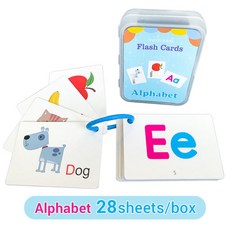 어린이 알파벳 카드 영어카드게임 유아 영어 단어 파닉스 카드, Alphabet