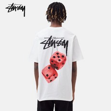 스투시 stussy 주사위 디자인 반판티 - 항공배송