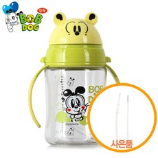브랜드없음 [리틀밥독]트라이탄 빨대컵 280ml, 선택완료, 트라이탄 빨대컵 280ml 그린