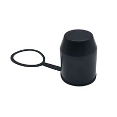 범용 50MM 토우바 볼 커버 트럭 트레일러 히치 보호 자동차 액세서리, 1개