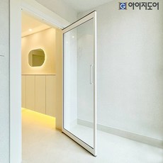스윙도어 초슬림 중문 현관 아파트 싱글형 투명강화유리 오픈형 화이트, 9.브론즈_접합유리+디자인(+27만원), 1.오픈형(+0원), 2.불소도장 3도코팅 블랙(+7만원), 1개