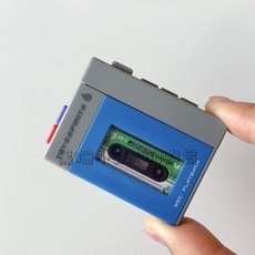 녹음 작동되는 전 가챠 플레이어 세트 캡슐 카세트 5종 장난감 테이프 휴대용 스피커 감성 오디오, 작은, 섹션 A