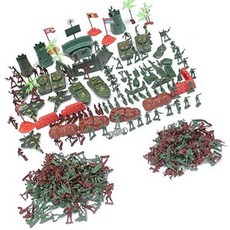 AOYO 290pcs Strategy Soldiers Armament Playset Kids Toy 4cm Army Men B, 상세내용참조, 상세내용참조, 상세내용참조