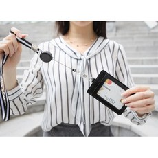 대기업 사원증 지갑 넥 스트랩 카드 목걸이 미니지갑