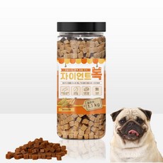 자이언트독 1.1kg - 황태&강황 대용량 강아지 간식 가수분해 노즈워크 훈련간식(사은품 증정)