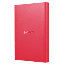 SONY 모바일 하드디스크 SONY 1TB 고속전송 1테라저장장치, 레드