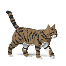 [제카] 브라운 태비 - 프리미엄 고양이 블럭 - JEKCA, 2. 손내미는 브라운 태비
