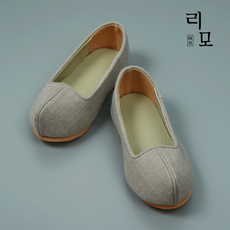 리모한복 남아꽃신 심플 (베이지)
