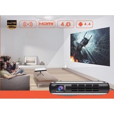 [해외] LED 전구가있는 포켓 안드로이드 프로젝터 (5 LUMENSRK3128QUAD 코어 1 GB DDR38GB FLASHHDMI1080PBLUETOOTH43MHA 배터리), 상세내용표시