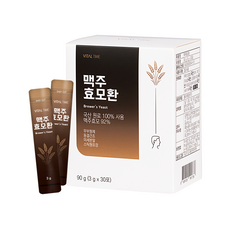 100% 국내산 맥주효모 환 서리태 자소엽 어성초 녹차잎 3gx30포, 1개, 90g