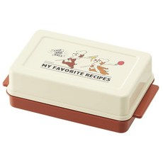 스케이터 skater 버터 버터 용기 버터 커터 가이드 포함 칩&데일 BTG116×9.5×h5.1cm, 1개