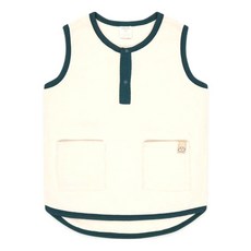 밀크마일로로 아동용 리본버니 폴라 플리스 수면조끼, 6-7Y, 핑크