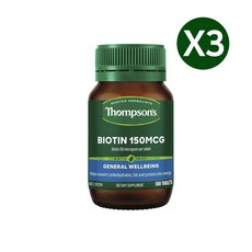 톰슨 비오틴 150mcg 100정 X3, 3개