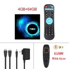 디빅스플레이어 최신 T95 안드로이드 TV 음성 도우미 6K 3D 와이파이 2GB 4GB RAM 16G 32G 64G 미디어 플레이어 초고속 박스 탑, 41.Au 플러그 - 4G 64G G10S - 3d디빅스