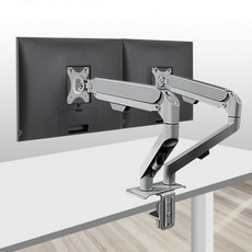 듀얼모니터암화이트