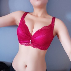 여자언더웨어소품 두꺼운 6cm노와이어 변장 전속 브래지어 여성브래지어 작은가슴 내복 평평한가슴 모아주는 여장 용품