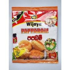 빠빠담 Wijaya Pappadam 외국빵류 worldfood, 70g, 1개