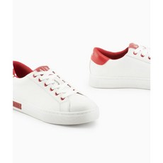 ARMANI EXCHANGE Embossed logo leather sneakers XDX027-XCC14 WHITE 6