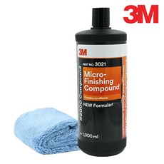 (광택타올선물) 3M 광택 스크레치 흠집 컴파운드 2000방 PN3021, 1개, 1L