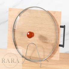 라라 다용도 냄비뚜껑 거치대 후라이팬 뚜껑 주방정리함, 1개