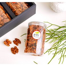 수레단 호두강정 호두정과 수제답례품 선물세트 [원산지:미국] 180g 투명박스 1개, 180g × 1개