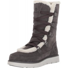 [앵클부츠 여성 240 사이즈] Timberland 여성용 Kenniston Muk Tall Winter Boot Dark Grey 7 C US