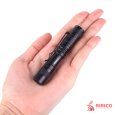 리리꼬 초강력 LED 휴대용 미니 손전등 후레쉬, 블랙(8.5cm), 1개