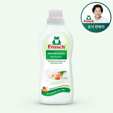 [김혜자 세제] 프로쉬 독일 섬유유연제 아몬드밀크 750ml 단품 세탁세제 탈취제, 1개