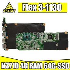 Lenovo Flex 3-1130 Yoga 300-11IBR 노트북 마더 보드 80LX 80M0 BM5455-Ver 1.3 Mianboard CPU : N3700 N3, 한개옵션0