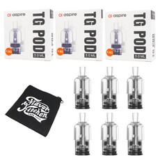 for Aspire CYBER G TG Pod FlavorKitchen [G3상자 세트]교환용 탱크 합계 6개들이＋, 1개
