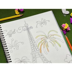 알로록달로록 컬러링북 세계여행을 색연필로 떠나요