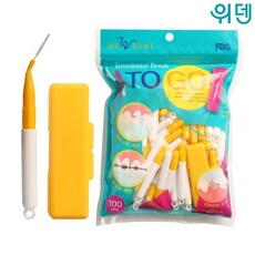 위덴 향기치간칫솔100P(휴대케이스포함), 1세트