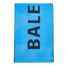 [사치품] BALENCIAGA 바 리 즈 가 지 는 중성 적 인 파란색 / 검은색 울 목도리 5300047 32B0 4360