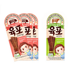 아이배냇 부드러운 육포 혼합 돈육 3p + 쇠고기 세트, 돈육 + 쇠고기 혼합맛, 5세트
