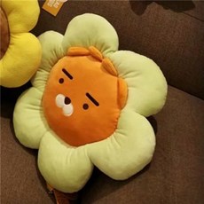 KAKAO FRIENDS 라이언 어피치 털 방석 큐트, B