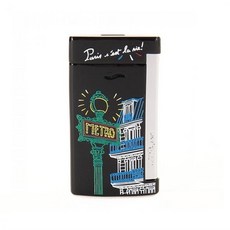 [하프클럽/S.T. DUPONT PARIS]슬림7 파리 메트로 라이터 블랙 CA27741ZZ