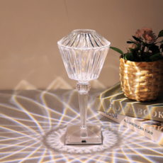 [국내] 다이아몬드 램프 조명 카르텔 무드등 카페 인테리어 국민 수면등 수유등 식탁등 개업 집들이 선물, 다이아몬드 램프 D (무선)