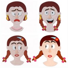 찍찍이표정장난감펠트