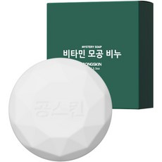 1+1 공스킨 어성초 비누 히알루론산 비타민c 알로에 티트리잎오일 성분 추가 트러블 모공비누, 2개, 100g