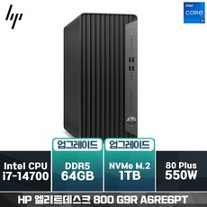 HP 엘리트데스크 800 G9R TWR A6RE6PT i7-14700 (16GB/SSD 512GB/FD)(RAM 64GB 변경+SSD 1TB 변경), 16GB