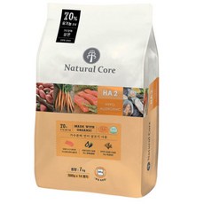 네츄럴코어 유기농 70프로 연어 애견사료 7kg x 2 코스트코 하이포 알러제닉, 1개, 1g, 기본