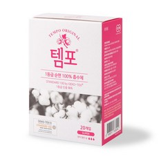 뉴템포 탐폰 체내형 템포 20p 슈퍼, 1개, 20개입