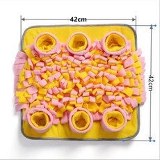 노즈워크 고양이 노즈워크 강아지분리불안장난감 강아지 노즈 워크개매트 담요 코 스너플 인텔리전스 슬로, 03 lv yancong - 강아지노즈워크담요