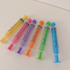 야야랜드 레인보우 피딩 주사기 슈푸 핸드피딩 크레 도마뱀 파충류 먹이, 5ml 보라, 1개