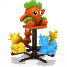 대형 회전목마 놀이기구 정원 마당 키즈 공원 카페