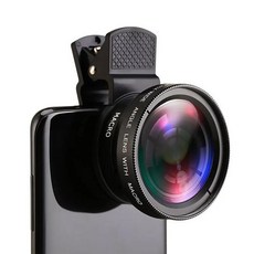 광학 렌즈 아이폰 모든 핸드폰용 HD 카메라 렌즈 키트 0.45x 슈퍼 광각 12.5x 매크로, 03 파란