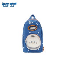구름공장 바오바오 미니 고양이가방모양 필통 대용량 귀여운 여학생의 필수 아이템, 로얄 블루