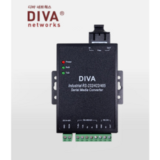 디바네트웍스 DIVA-MS-SM 시리얼통신 광컨버터 RS232 RS422 RS485 to FIber media converter